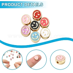 20Pcs Alloy Enamel Beads&nbsp;FIND-YW0009-18A