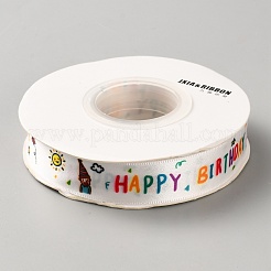 Birthday Theme Polyester Ribbon&nbsp;OCOR-WH0070-243D