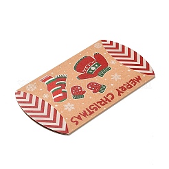 Christmas Theme Cardboard Candy Pillow Boxes&nbsp;CON-G017-02H