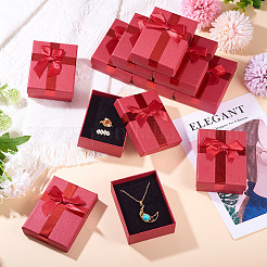 Rectangle Paper Necklace & Finger Ring Storage Boxes&nbsp;LS-CON-TAC0014-08D