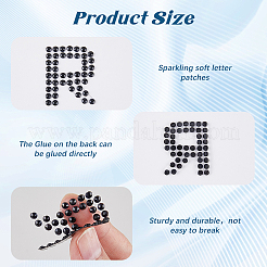 8 Sheets 2 Style Letter A~Z Acrylic Hotfix Rhinestone&nbsp;DIY-CP0012-54A