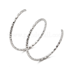 Adjustable 304 Stainless Steel Cuff Rings&nbsp;RJEW-D335-02P