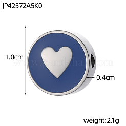 304 Stainless Steel Enamel Pendants&nbsp;STAS-OY011-02G