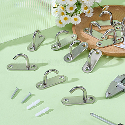 16Pcs Stainless Steel Hooks&nbsp;STAS-GO0001-37