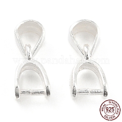 925 Sterling Silver Ice Pick Pinch Bails&nbsp;STER-Z001-012S