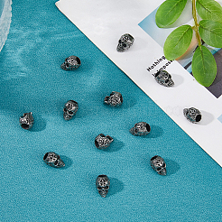 12Pcs 304 Stainless Steel European Beads&nbsp;STAS-HS0001-05