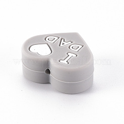 Mother's Day Food Grade Eco-Friendly Silicone Focal Beads&nbsp;LS-SIL-N002-10I