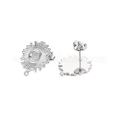 304 Stainless Steel Stud Earring Findings&nbsp;STAS-N097-227P
