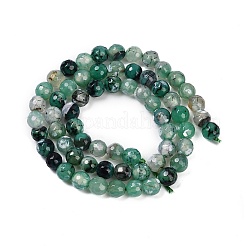 Natural Fire Crackle Agate Beads Strands&nbsp;G-C082-A01-36
