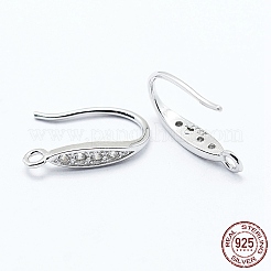 Anti-Tarnish Rhodium Plated 925 Sterling Silver&nbsp;X-STER-L054-03P