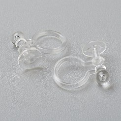 Plastic Clip-on Earring Findings&nbsp;X-KY-P001-07