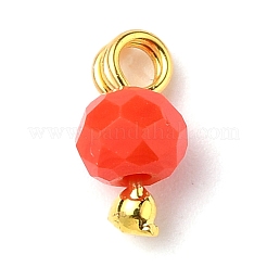 Faceted Glass Beads Pendants&nbsp;PALLOY-JF00546