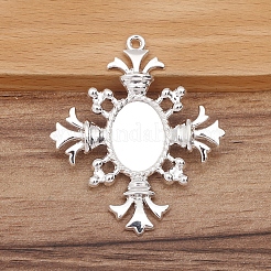 Alloy Cabochon Settings&nbsp;X-PW-WGAB9EB-12