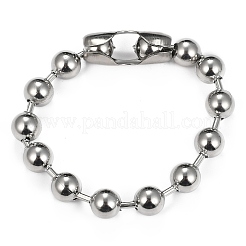 Non-Tarnish 304 Stainless Steel Ball Chain Bracelets&nbsp;BJEW-G618-03P