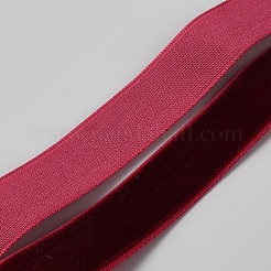 50 Yards Single Face Velvet Ribbon&nbsp;OCOR-WH0109-354B