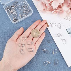 304 Stainless Steel Leverback Earring Findings&nbsp;STAS-UN0004-53P