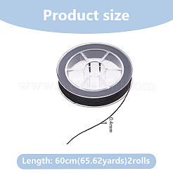 Flat Elastic Spandex Thread&nbsp;OCOR-WH0108-21A