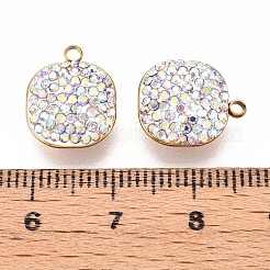 Ion Plating(IP) 201 Stainless Steel Charms&nbsp;STAS-N109-217B-G