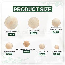 Natural Wooden Round Ball&nbsp;WOOD-PH0003-30
