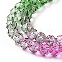 Transparent Glass Beads Strands&nbsp;GLAA-L045-02A-04