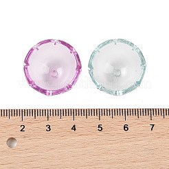 UV Plating Acrylic Bead Caps&nbsp;X-OACR-Z020-17