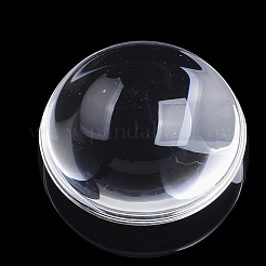 Transparent Glass Cabochons&nbsp;GGLA-R026-48mm-B