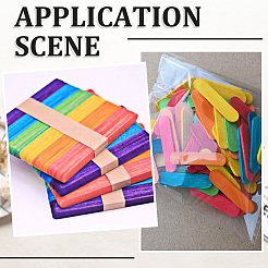 10 Sets Wood Craft Sticks&nbsp;DIY-CN0003-32A