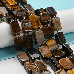 Natural Tiger Eye Beads Strands&nbsp;G-Z043-A01-01