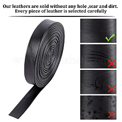 Soft Flat Imitation Leather Cord&nbsp;LC-WH0006-02C-01