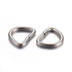 Tarnish Resistant 304 Stainless Steel D Rings&nbsp;STAS-F191-05P-B