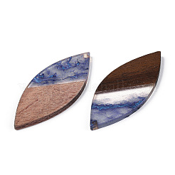 Transparent Resin & Walnut Wood Big Pendants&nbsp;RESI-ZX017-50