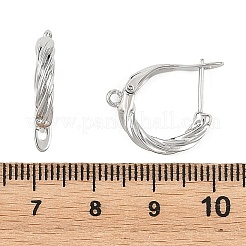 SHEGRACE Brass Hoop Earring Findings&nbsp;XGRQ79445-931P