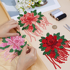6Pcs 3 Styles Computerized Embroidery Cloth Sew on Patches&nbsp;DIY-GF0013-59