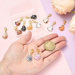 12Pcs Alloy Enamel Pendant Decorations&nbsp;HJEW-YW00498