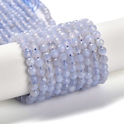 Natural Blue Lace Agate Beads Strands&nbsp;G-Z074-A01-02