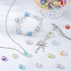 120Pcs Resin European Beads&nbsp;FIND-SP0002-05F