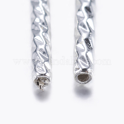 Brass Tube Beads&nbsp;X-KK-K197-39S