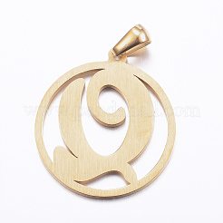 Ion Plating(IP) 304 Stainless Steel Pendants&nbsp;STAS-K162-070G
