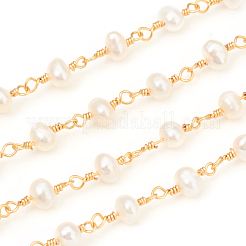 Brass Handmade Beaded Chain&nbsp;CHC-I031-05A