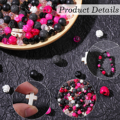 DIY Gothic Style Stretch Bracelet Making Kits&nbsp;DIY-SC0033-42