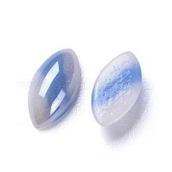 Opaque Glass Cabochons&nbsp;GGLA-S038-03B-5x10