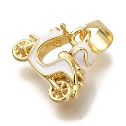 Rack Plating Brass Enamel Pendants&nbsp;KK-I720-16G-01