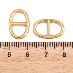 304 Stainless Steel Oval Links Connector Charms&nbsp;STAS-F366-02A-G