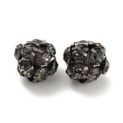 Gunmetal Brass Rhinestone Beads&nbsp;RB-F035-05A-01