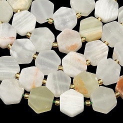 Natural Green Banded Calcite(Afghan Jade) Beads Strands&nbsp;G-A291-A03-01