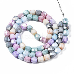 Opaque Baking Paint Glass Beads Strands&nbsp;X-EGLA-N006-008-A07