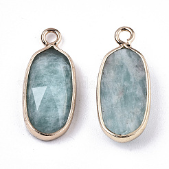 Natural Flower Amazonite Pendants&nbsp;G-N326-45F