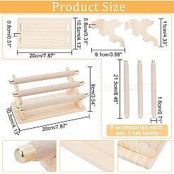 3-Tier Velvet Ring Display Stands&nbsp;RDIS-WH0009-010
