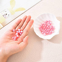50Pcs Transparent Stripe Resin Beads&nbsp;RESI-YW0001-02F