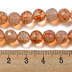 Baking Paint Glass Bead Strands&nbsp;GLAA-G116-02